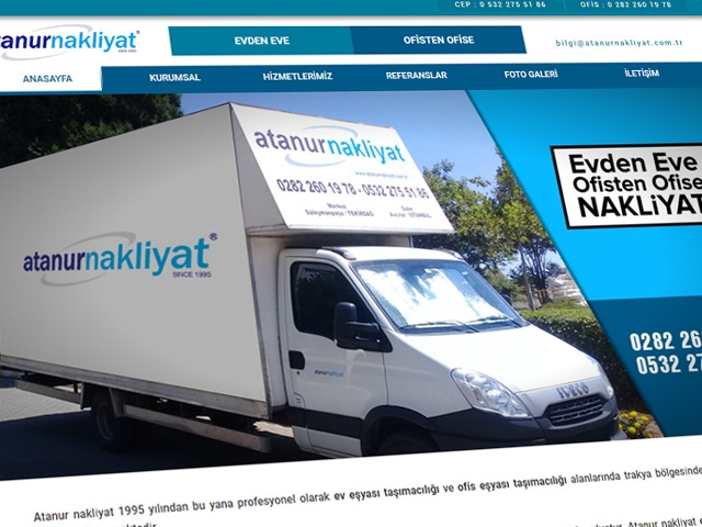 Atanur Naklİyat Web Sİtesİ